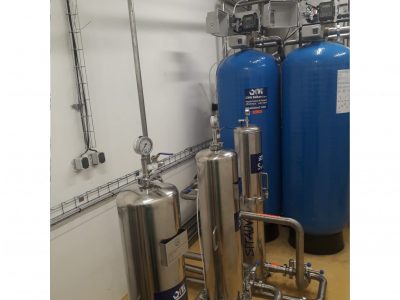 automatski filter sa sterilizacijom parom, mikrobiološka filterska linija inox 316L, mehanički filter od nerđajućeg čelika, mikrobiološki ispravna voda